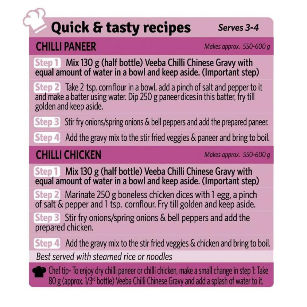 Veeba Chef Chilli Chinese Gravy
