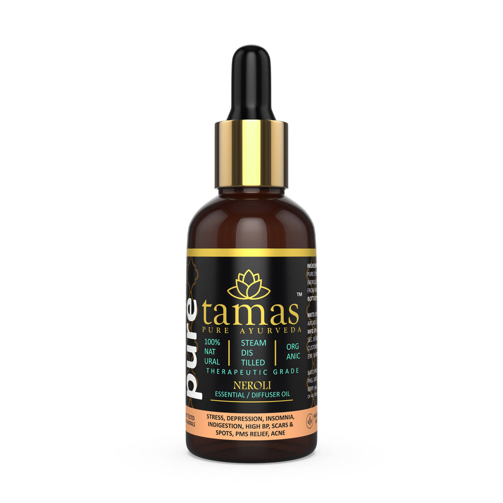 Tamas Pure Ayurveda 100% Organic Neroli Essential Oil-USDA Certified Organic