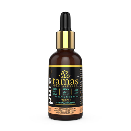 Tamas Pure Ayurveda 100% Organic Neroli Essential Oil-USDA Certified Organic