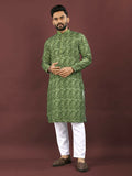 Anaita Green Digital Print Kurta