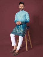 Anaita Blue Multicolour Kurta