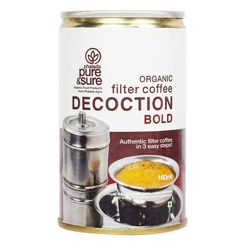 Pure & Sure Organic Filter Coffee Decoction - Bold
