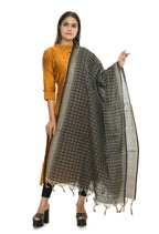 Mominos Fashion Moeza Handloom Cotton Black Dupatta - Distacart
