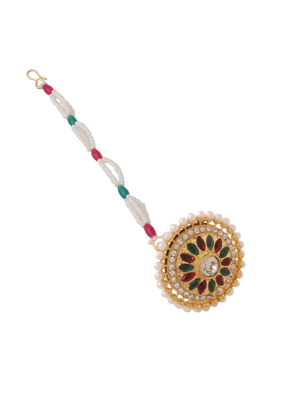 NVR Women's Trending Stylish Gold-Plated Maang Tikka - Distacart