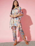 Myshka Multi Printed Women Bling & Sparkly Co-Ords - Distacart