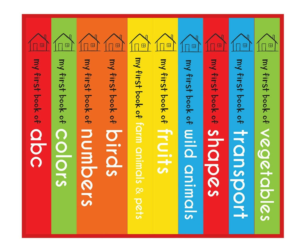 Wonder House Books My First Mini Library : Boxset of 10 Board Books - Distacart