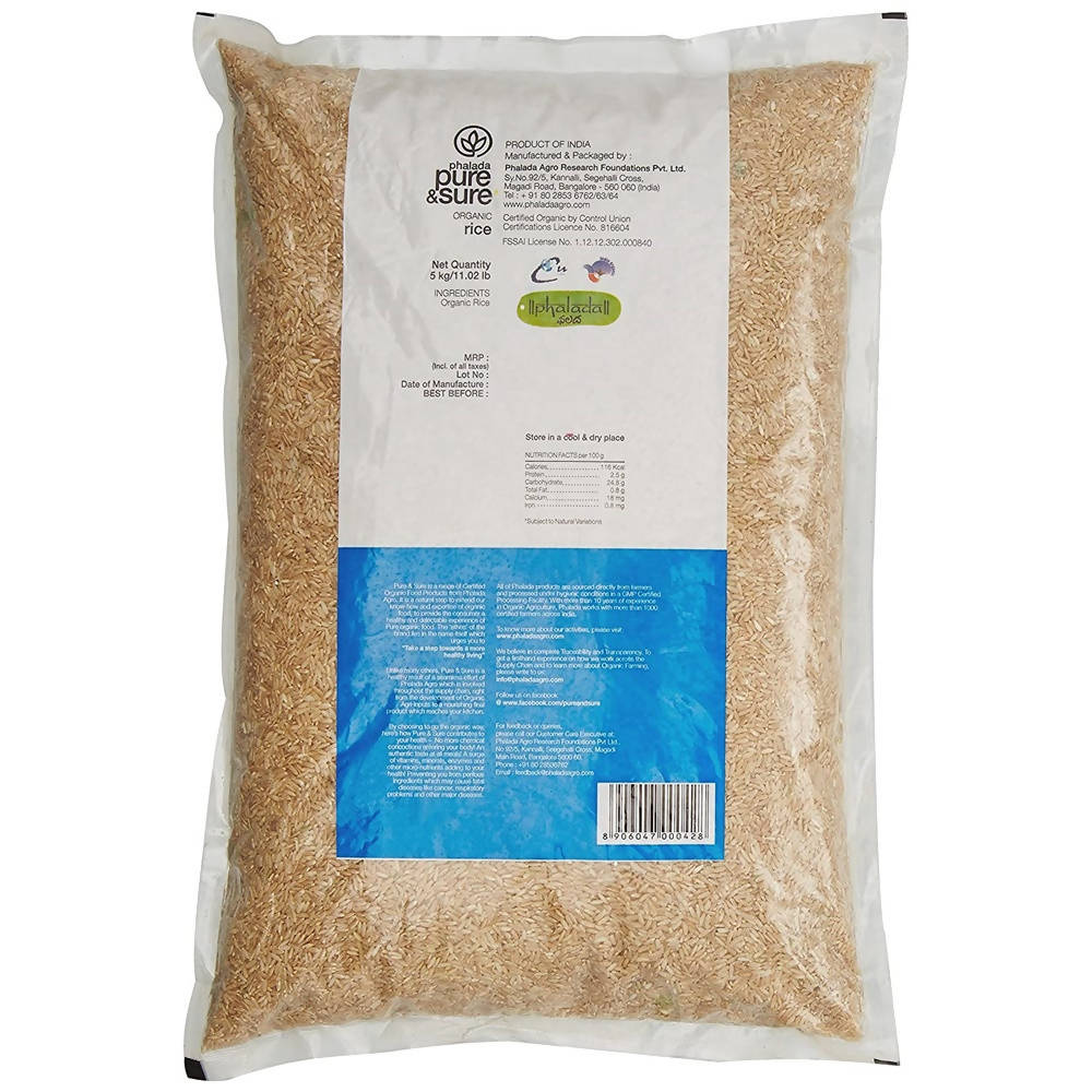 Pure & Sure Sonamasoori Polished Organic Rice