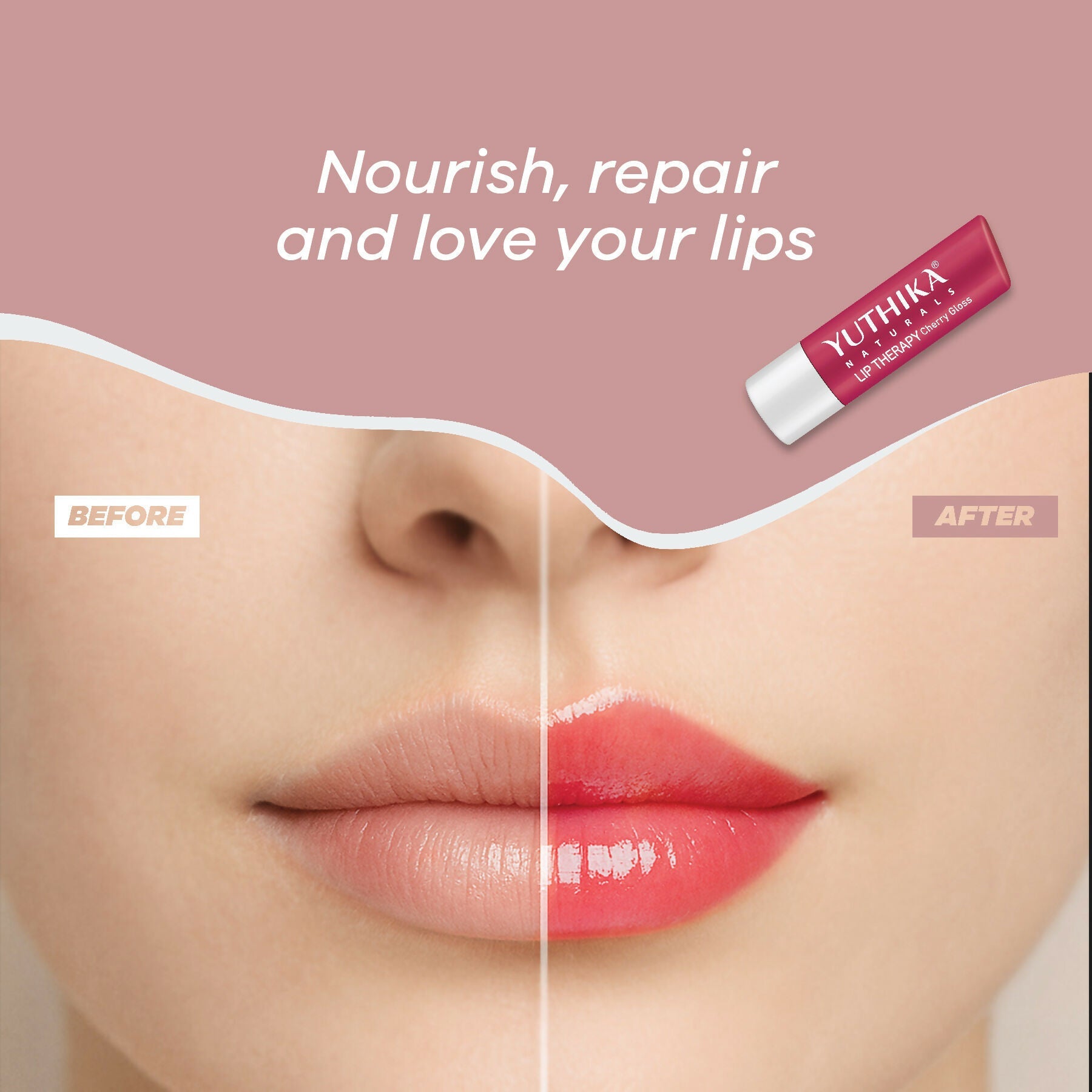 Yuthika Moisturizing Lip Balm – Cherry Gloss - Distacart