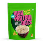 Yoga Bar High Protein Oats - Combo Flavors: Korean Fire, Mum's Masala, Dark Chocolate, Fruit Nuts Seeds, Kesar Pista Kulfi, Banana Creme, Filter Kappi - Distacart