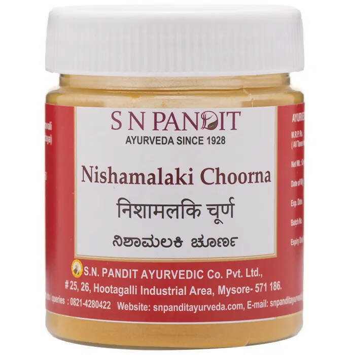 S N Pandit Ayurveda Nishamalaki Choorna - Distacart