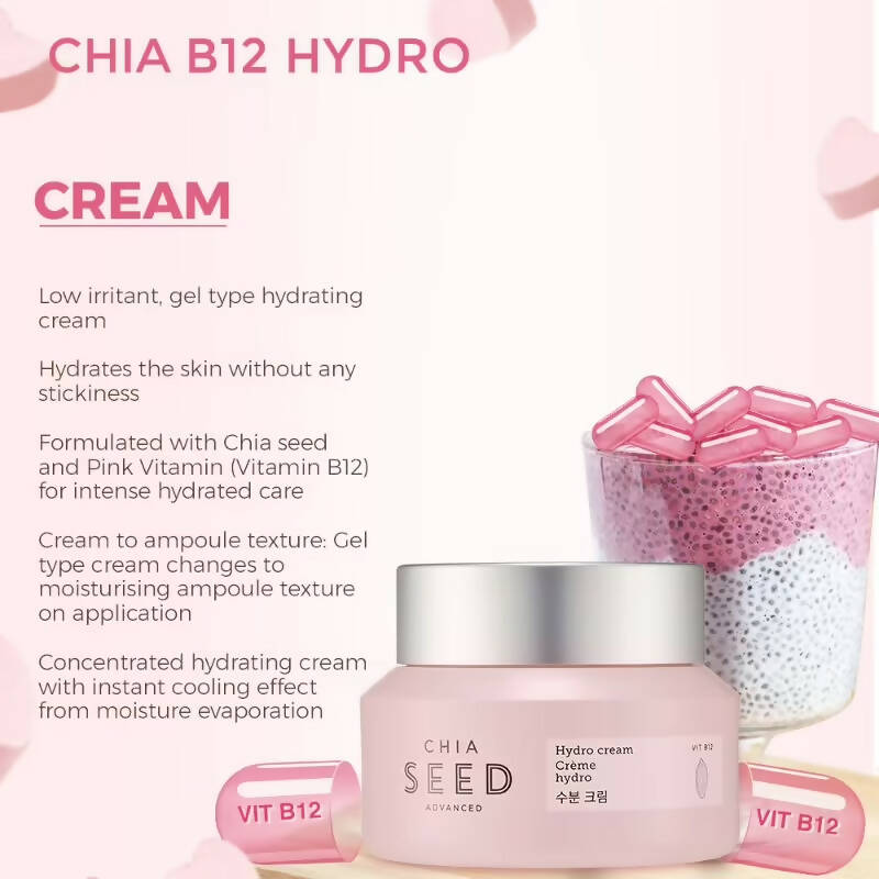 The Face Shop Chia Seed Hydro Cream - Korean Skincare
