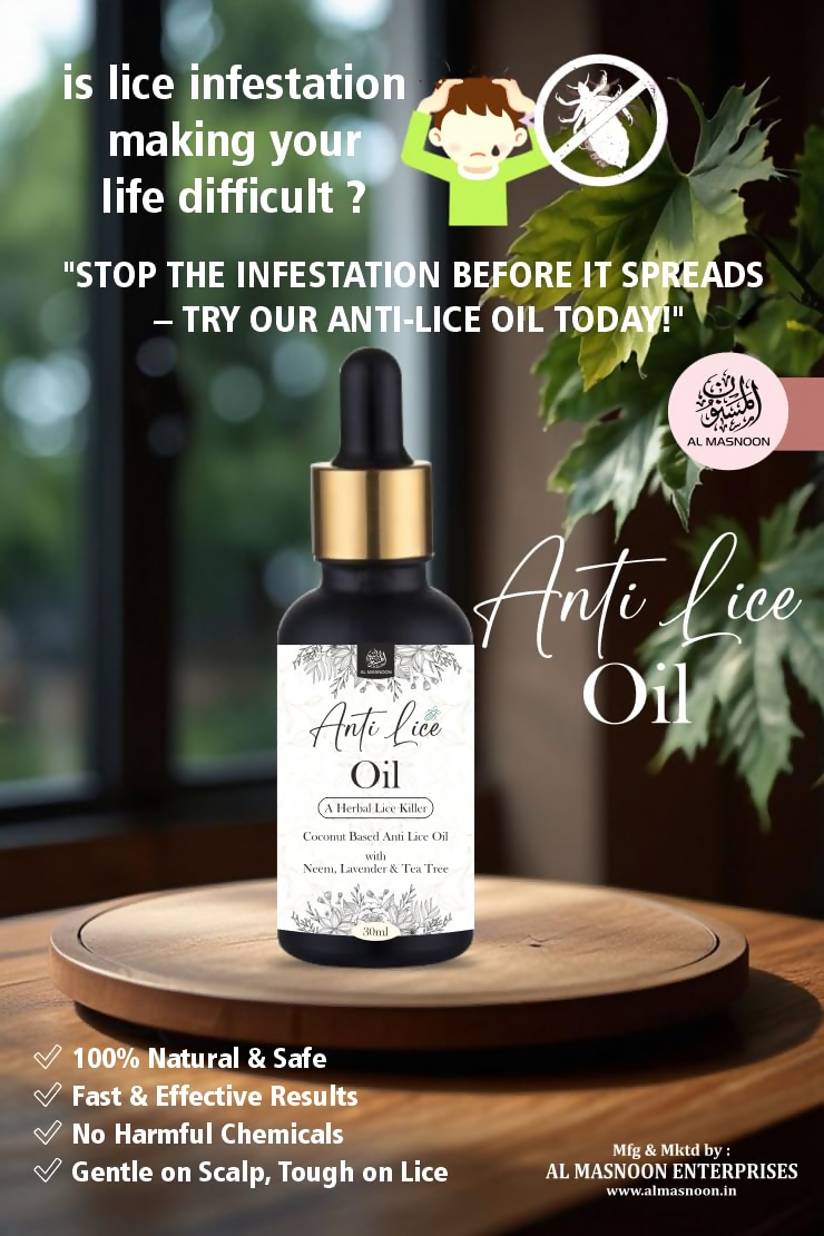 Al Masnoon Anti-Lice Hair Oil & Shampoo - Distacart