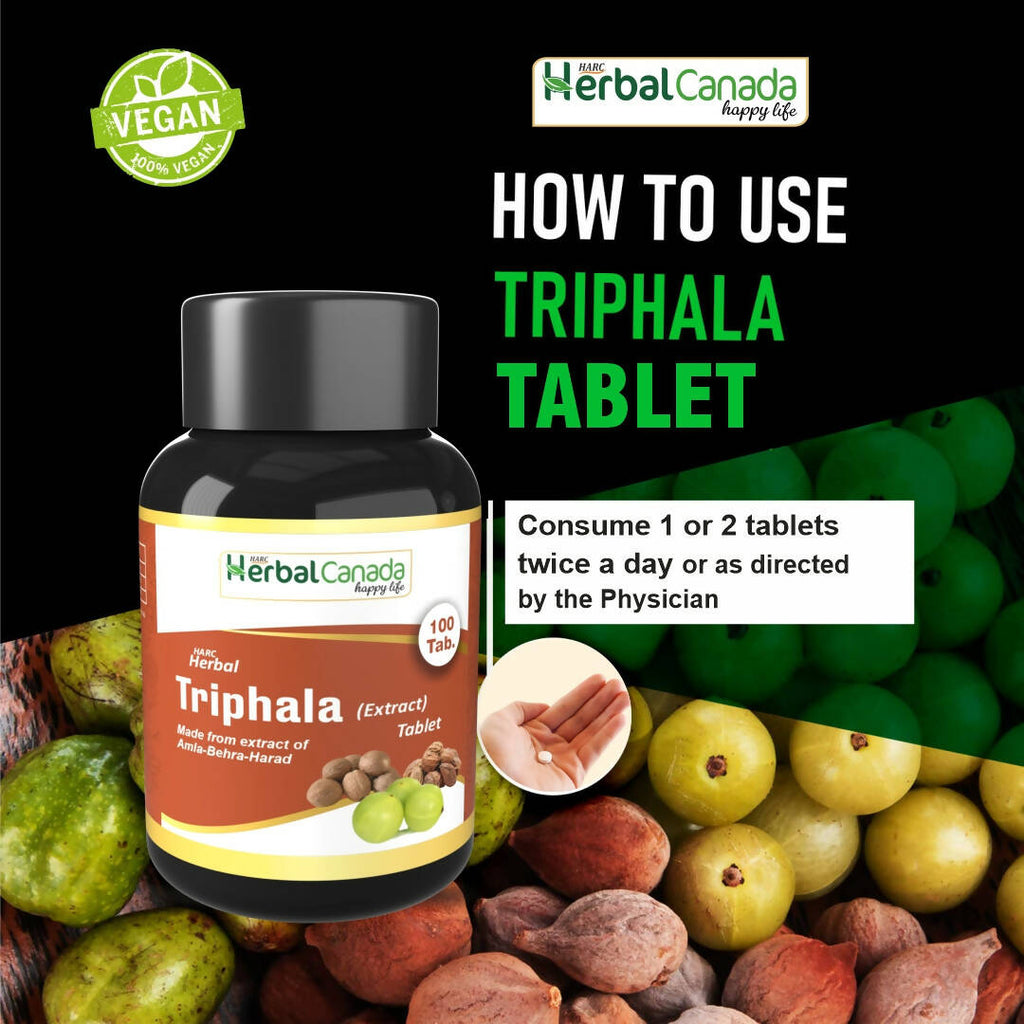 Herbal Canada Triphala Extract Tablets - Distacart
