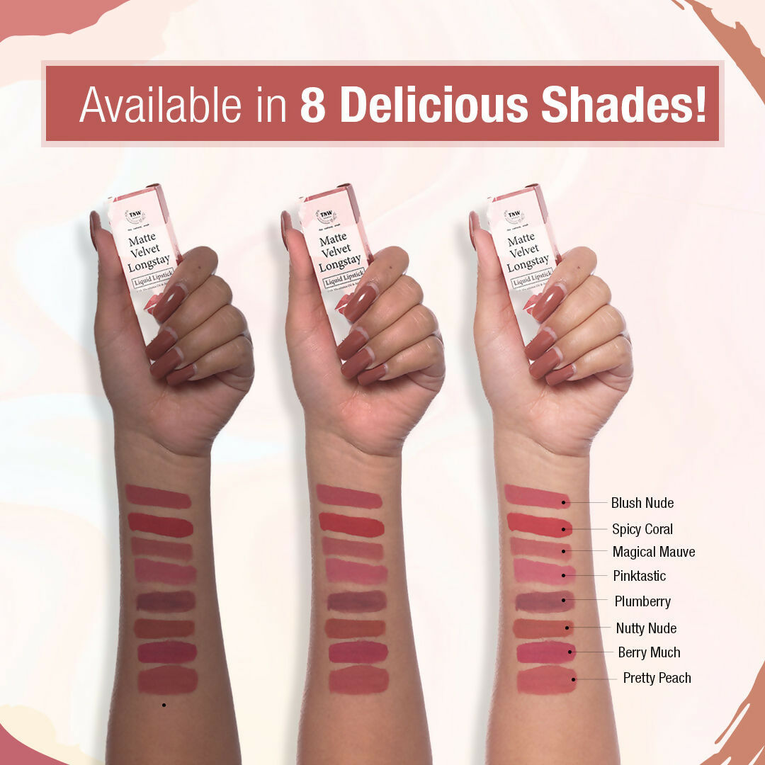 The Natural Wash Matte Velvet Longstay Liquid Lipstick - Blush Nude
