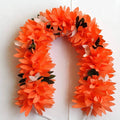 Orange Fabric Reusable Gajra