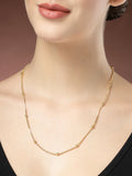 NVR Women's Gold-Polished Minimal Chain