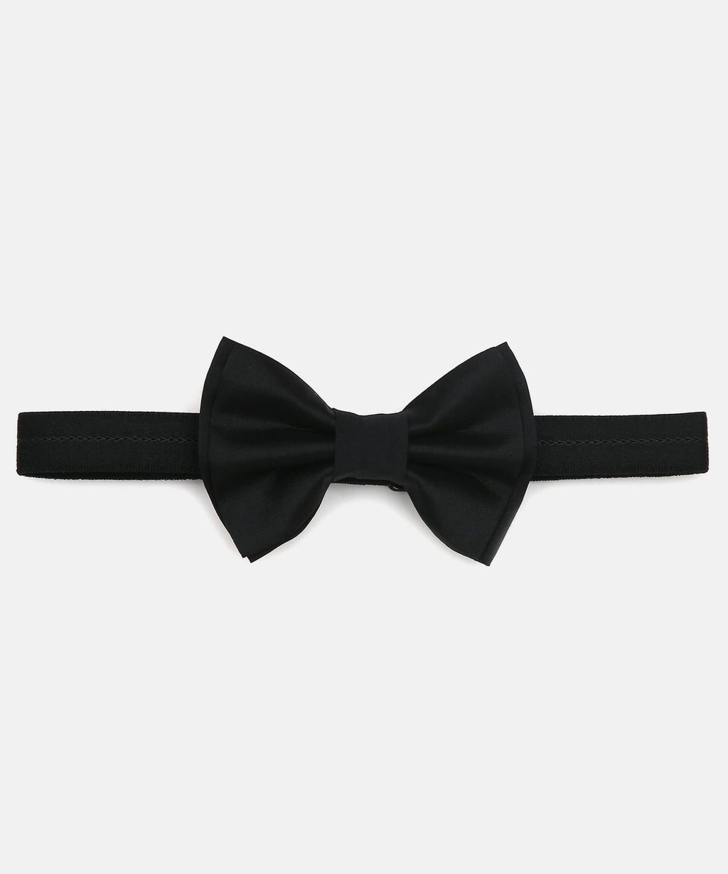 Manet Boys Solid Double Layer Bow - Black