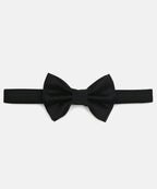 Manet Boys Solid Double Layer Bow - Black
