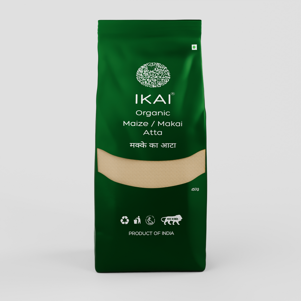 2 - Organic MaizeMakai Flour - 450 gm