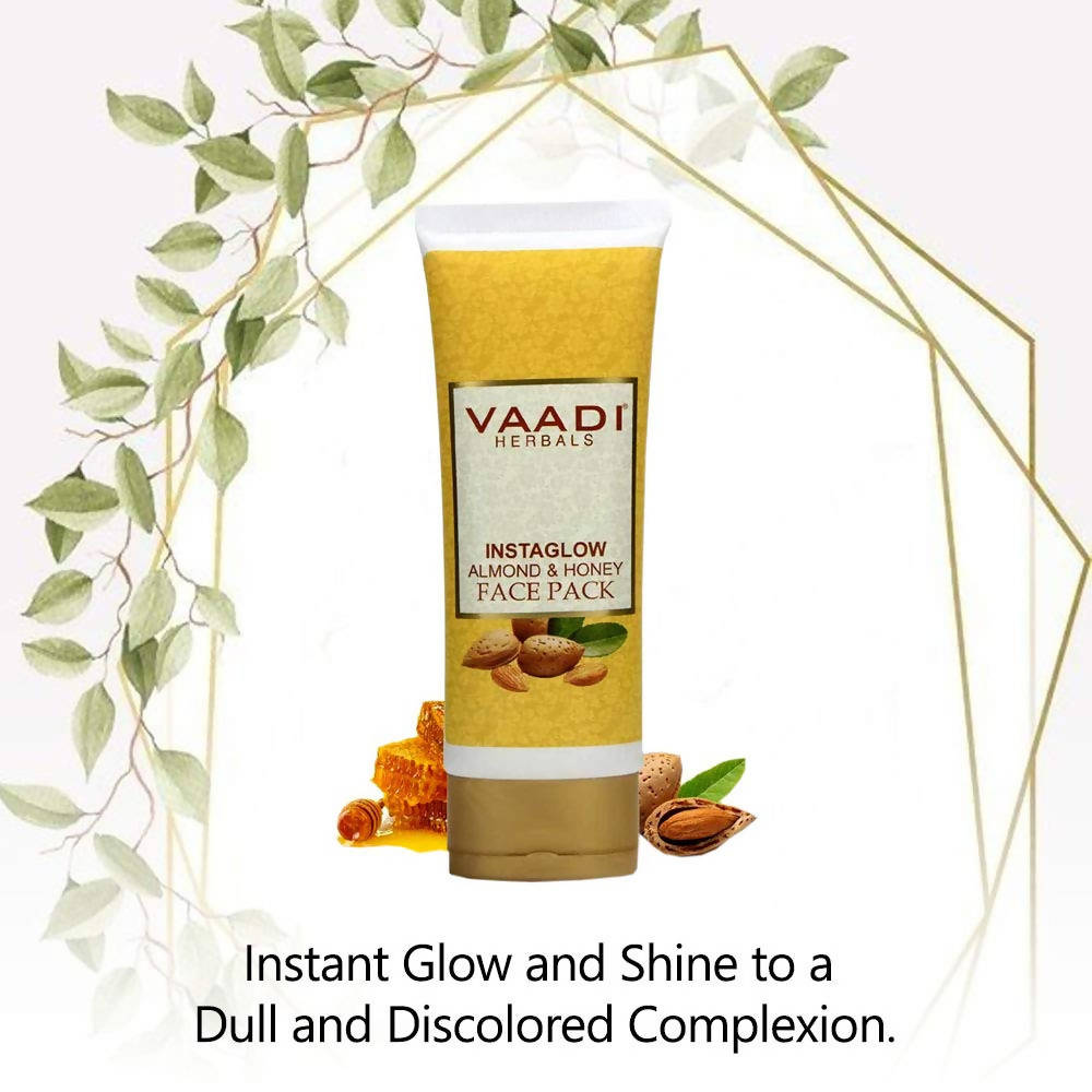 Vaadi Herbals Instaglow Almond And Honey Face Pack - Distacart