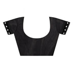 Black Lycra Designer Saree blouse