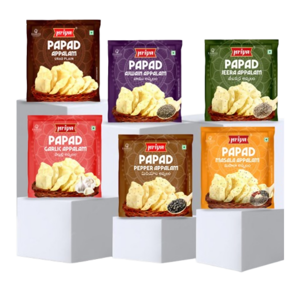 Priya Papad Combo Pack - Distacart