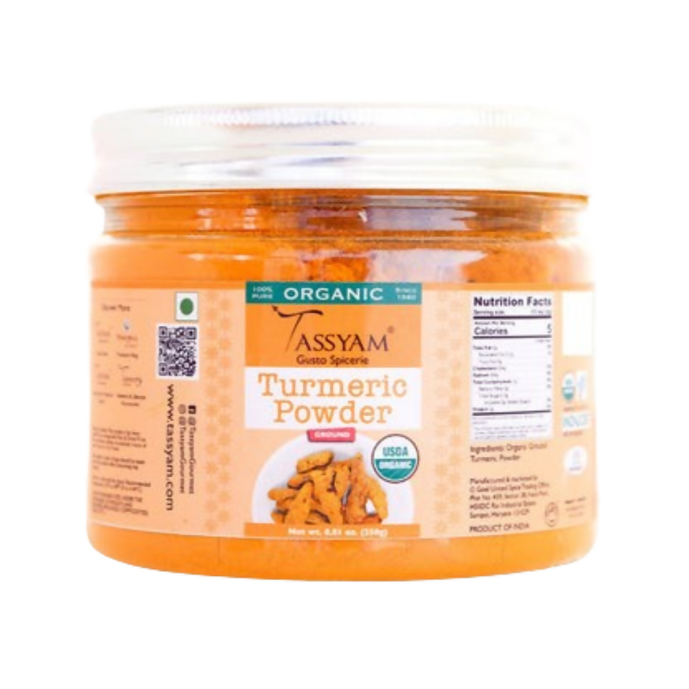 Tassyam Organics Certified 100% Organic Turmeric Powder - Distacart