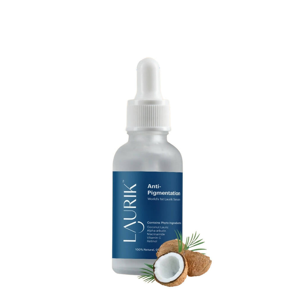 Laurik Anti Pigmentation & Lightening Serum For Men & Women with Alpha Arbutin, Retinol, Niacinamide & Vit-C for Dark Patches & Spots