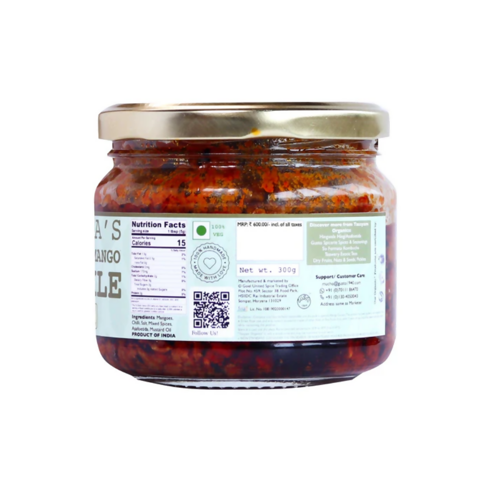 Tassyam Organics Mango Masala Pickle