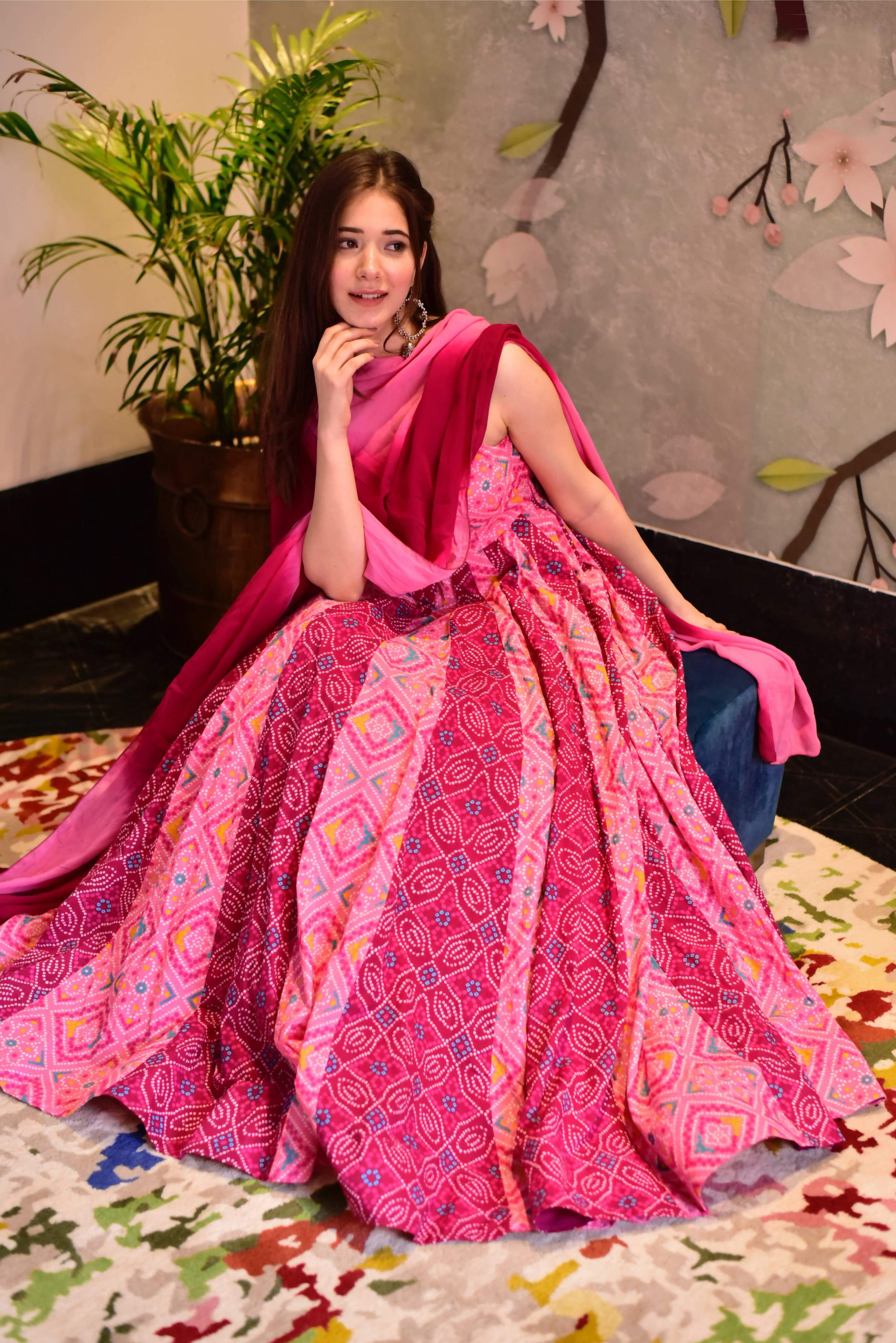 Everywhere Designer Pink Silk Cotton Stitched Suit With Dupatta - Anbazaar - Distacart