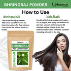 Urbaano Herbal Pure Bhringraj Powder Eclipta alba For Hair Growth Hair Mask