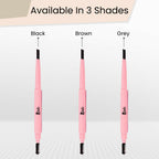 BOBI Eyebrow Pencil Black Waterproof Smudgeproof Finish