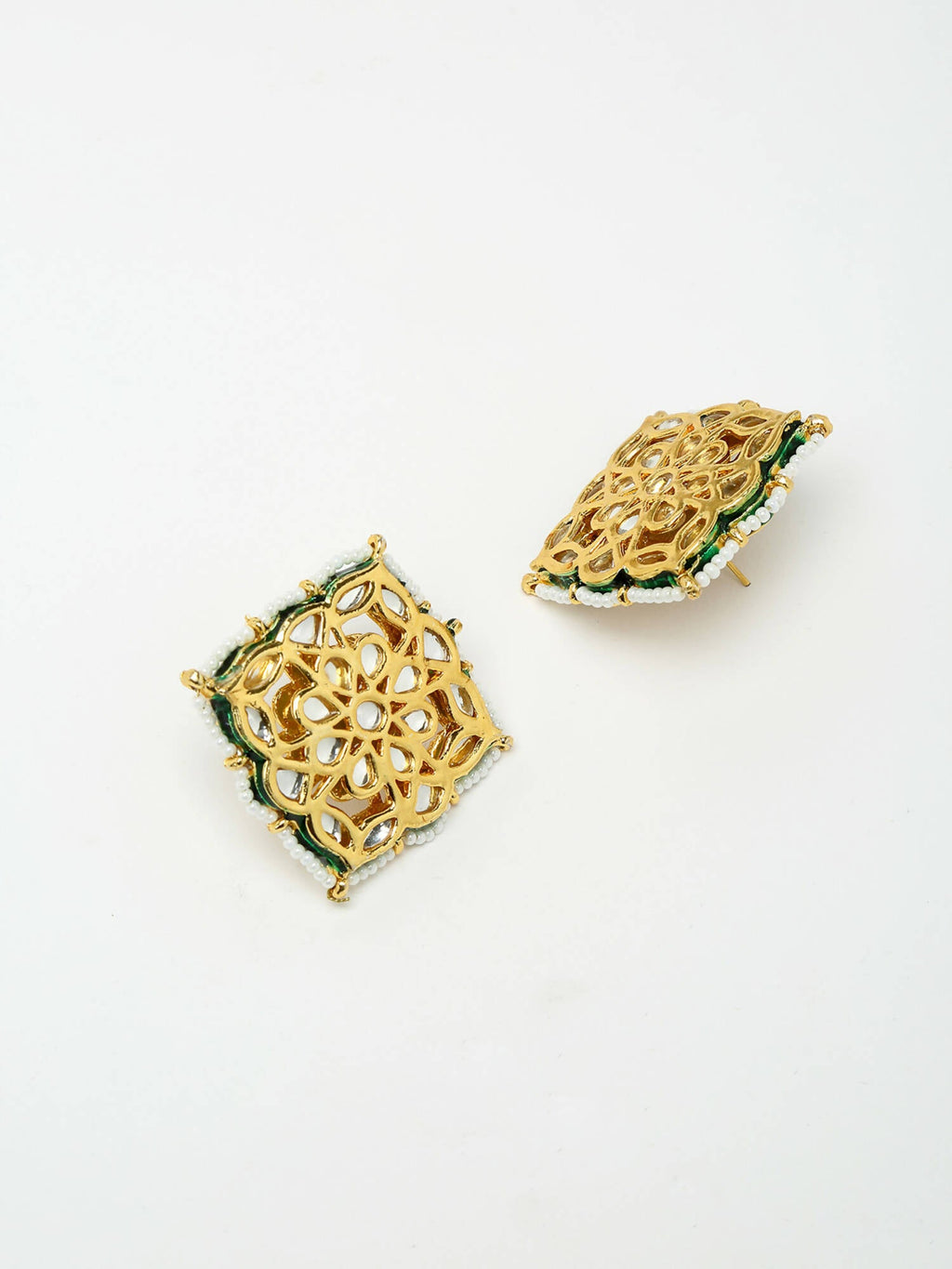 Kundan Choker With Studs - Ruby Raang - Distacart