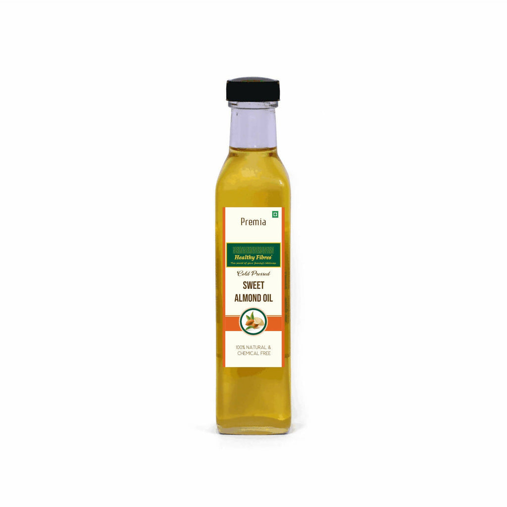 Healthy Fibres Cold Pressed Sweet Almond Oil - Distacart