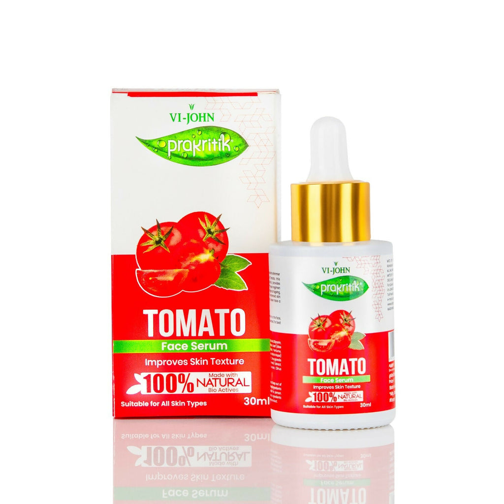 VI-JOHN Prakritik Tomato Face Serum, Moisturizes & Hydrates, Made With 100% Natural Bio Actives - Distacart
