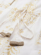 Ahalyaa Off White Printed Basic Jumpsuit - Distacart