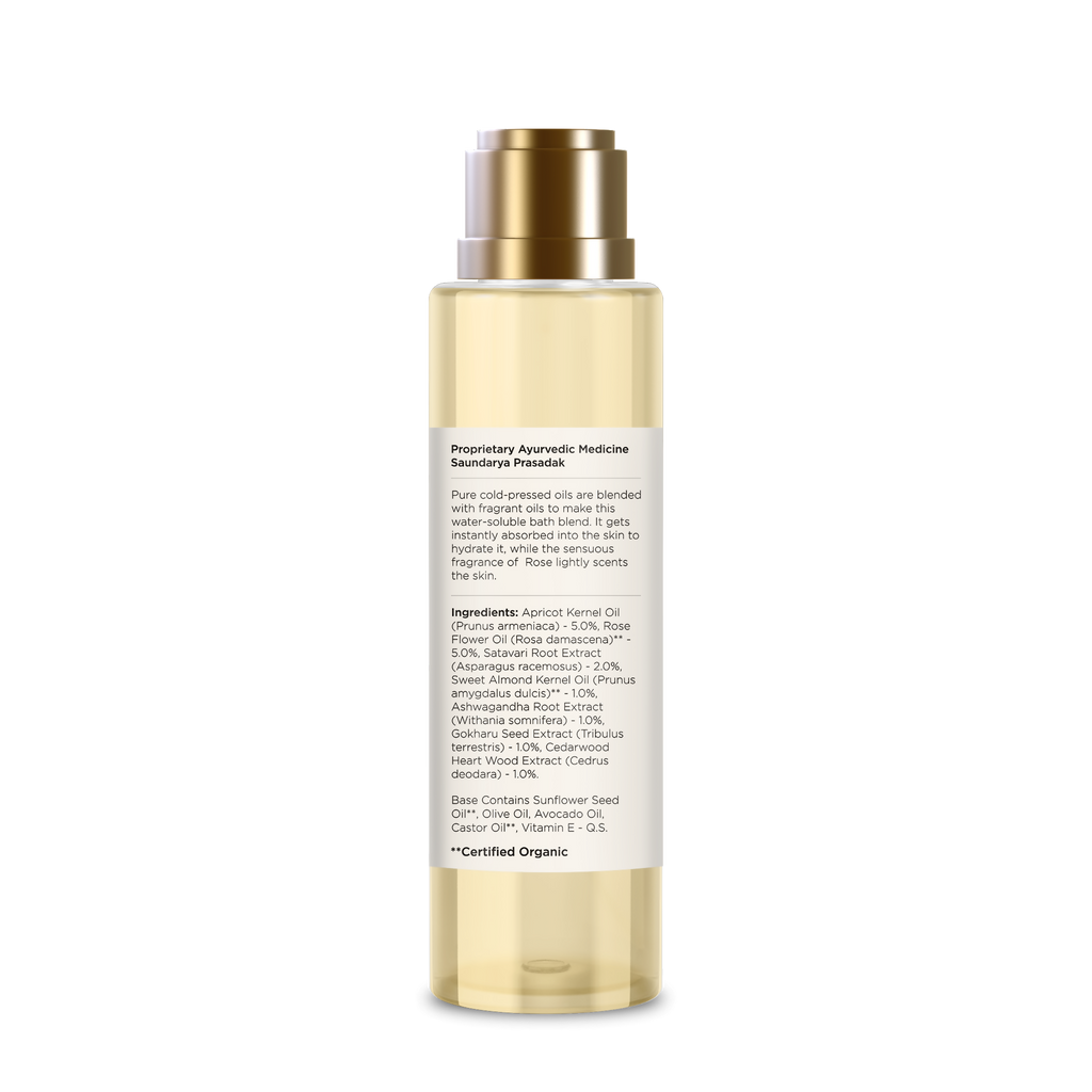 Forest Essentials After Bath Oil Indian Rose Absolute - Nourishing After Shower Body Oil - Distacart