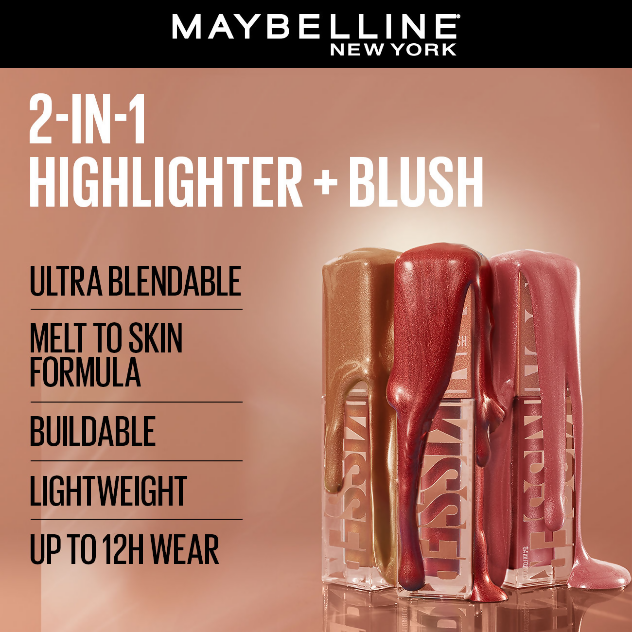 Maybelline New York Sunkisser Highlighter + Blush - Midnight Shimmer
