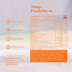 Wellbeing Nutrition Beauty Korean Marine Collagen Peptides-Mango Peach Flavor - Distacart