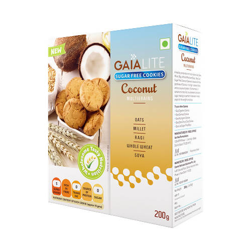 Gaia Lite Sugar Free Coconut Cookies