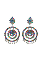 Mominos Fashion Johar Kamal Women's Multi Colour Kundan Circles Earrings - Distacart