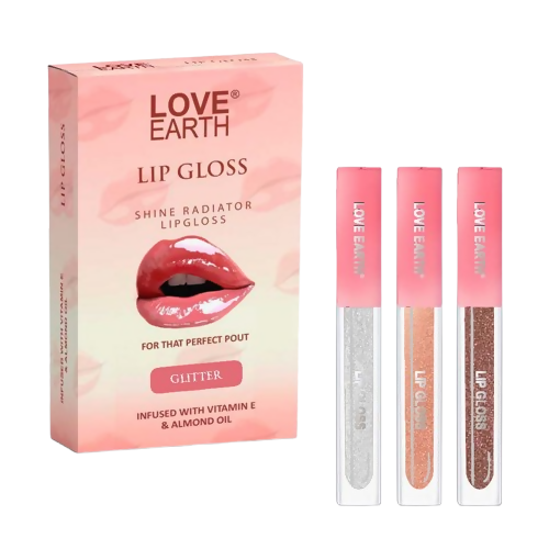Love Earth Liquid Lip Gloss - Glitter