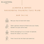 Glamveda Almond & Honey Nourishing Foaming Face Wash