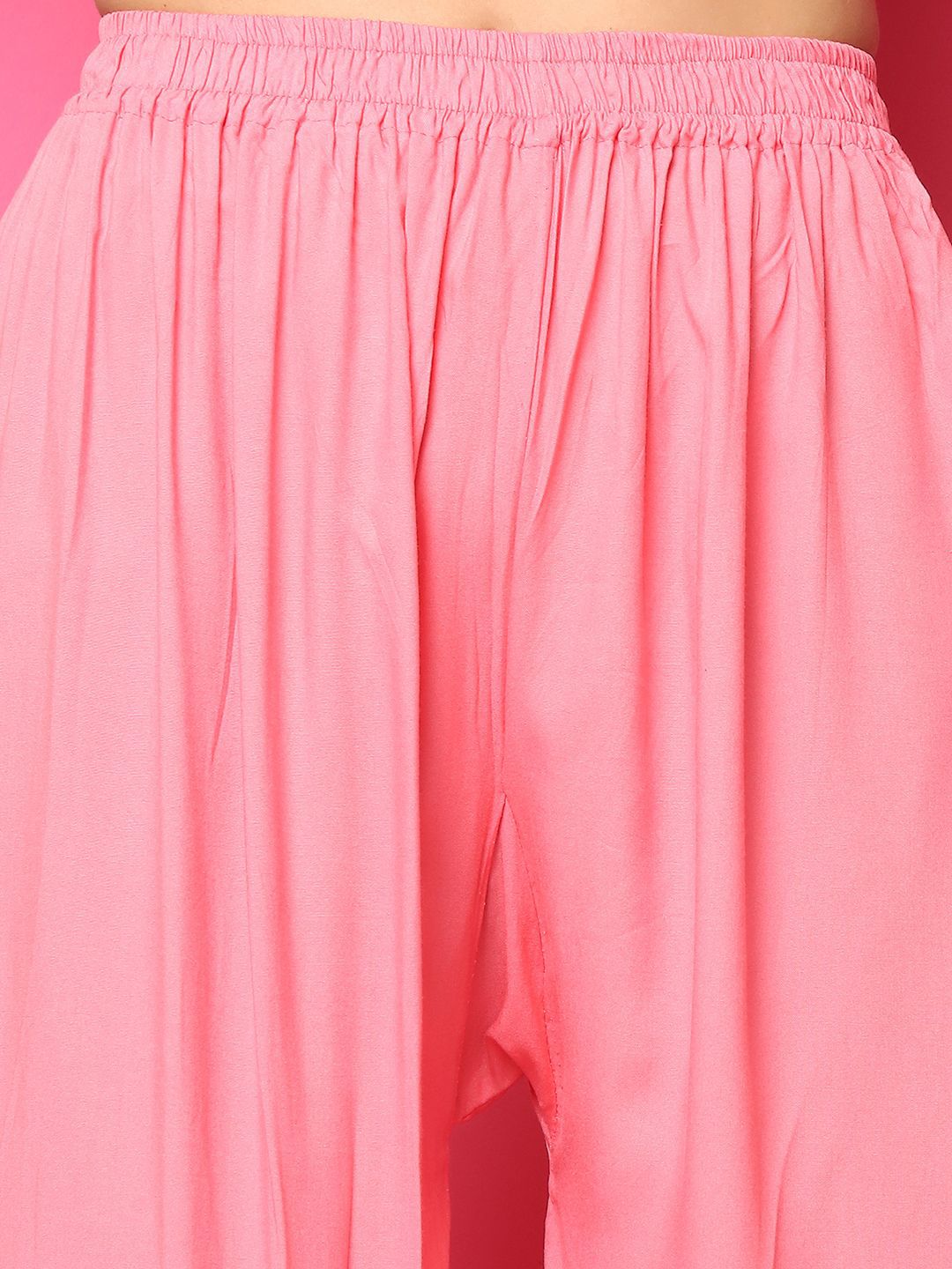 TAG 7 Women Flared Solid Palazzos
