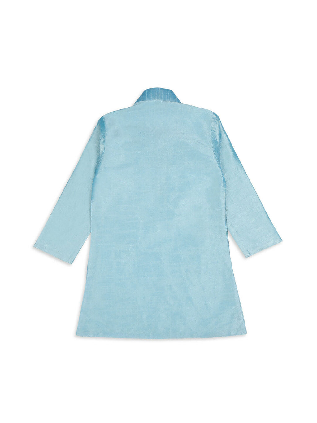 Joban Fashion Kids Island stylish Tikli work Nehru Jacket Full Sleeves Kurta, Pyjama Set - Sky Blue - Distacart