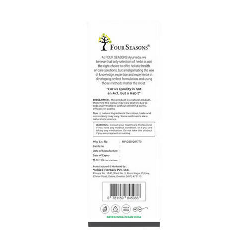 Four Seasons Ashwashakti Plus Juice - Distacart