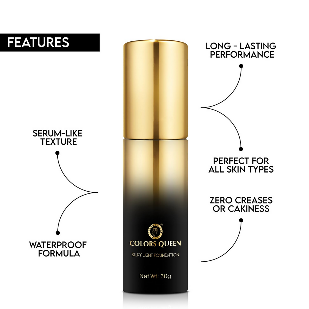 Colors Queen Silky Light Foundation - 03 Natural Beige