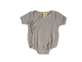 Sunshine Baby Cute Organic Muslin Cotton Kimono Rompers For Babies - Grey