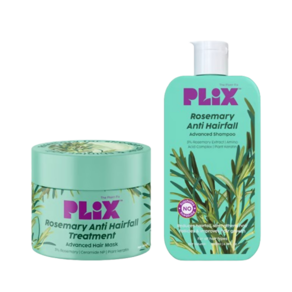 PLIX The Plant Fix Rosemary Anti Hairfall Shampoo & Hair Mask
