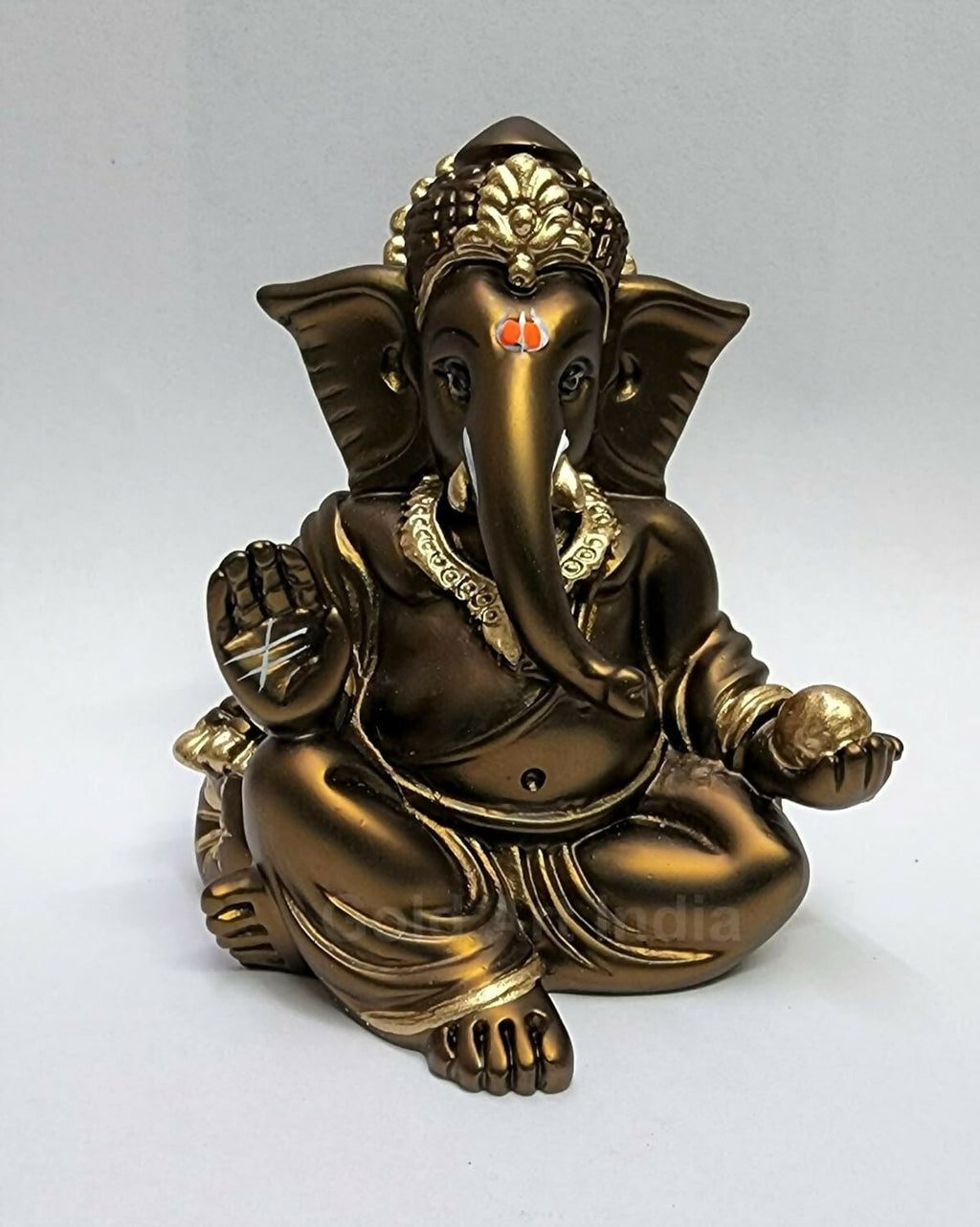 Gold Art India Gaddi Ganesh Idol